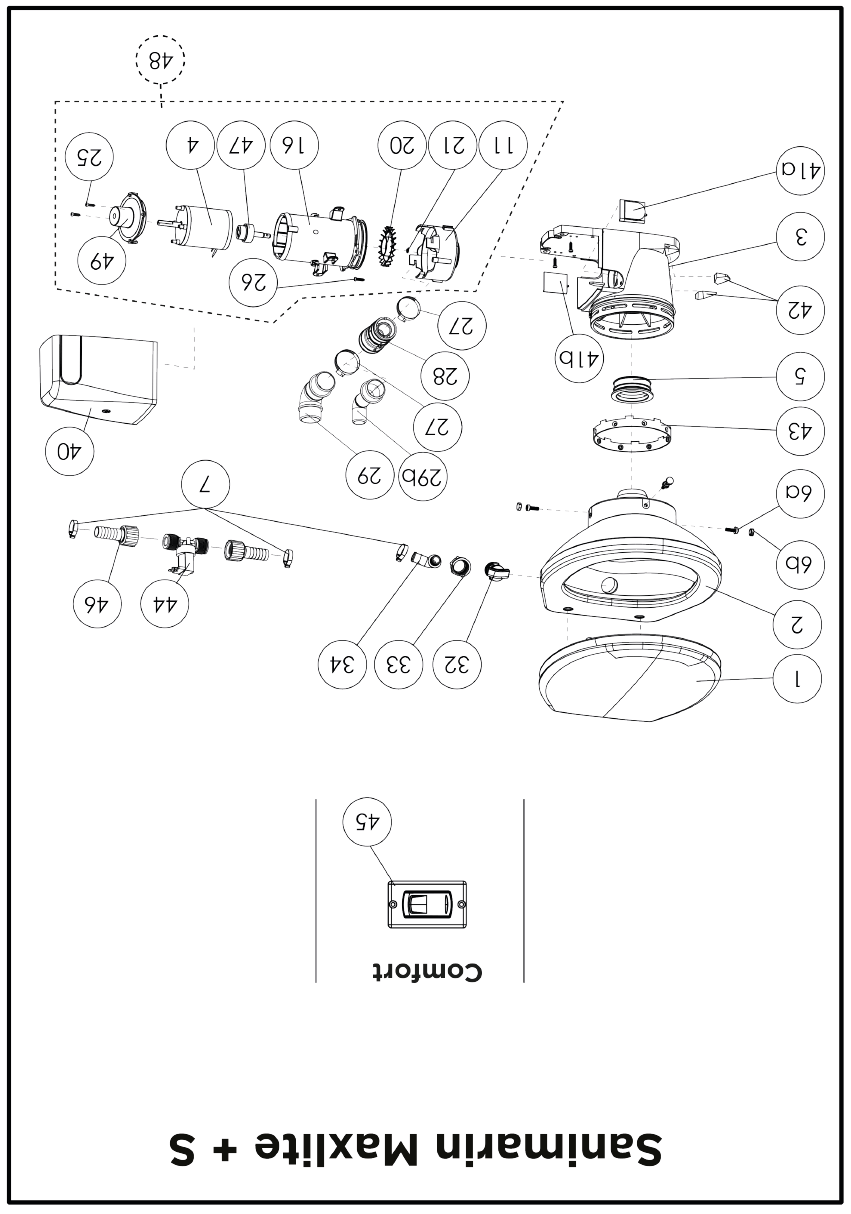 Sanimarin Maxlite+S Toilet 24V - ENEQ